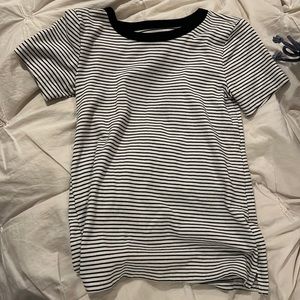 Black and white striped t shirt